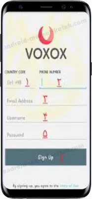 Voxox معرب 2023 للأندرويد لعمل رقم امريكي للواتس اب